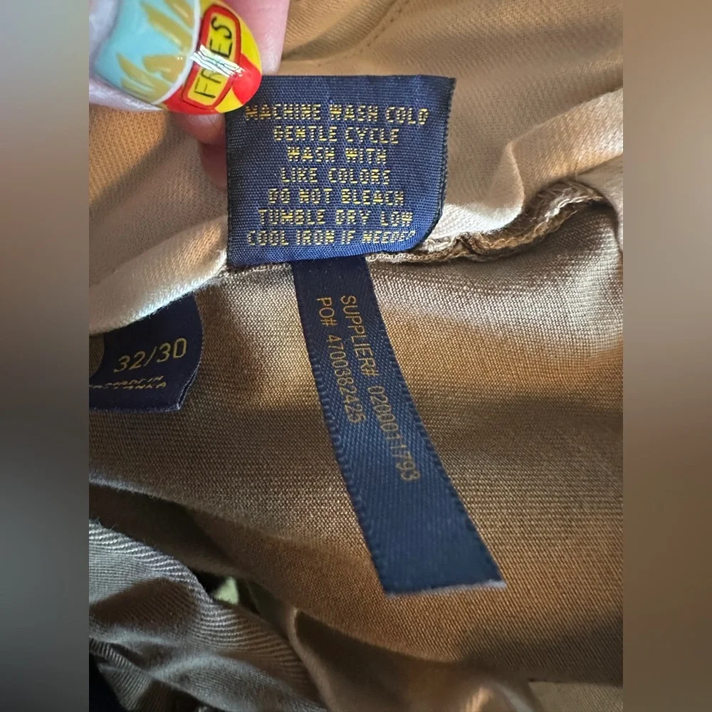 Polo by Ralph Lauren Classic Fit Khaki Pants, Size 32x30